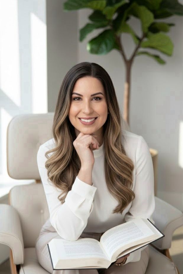 Psicóloga em atendimento